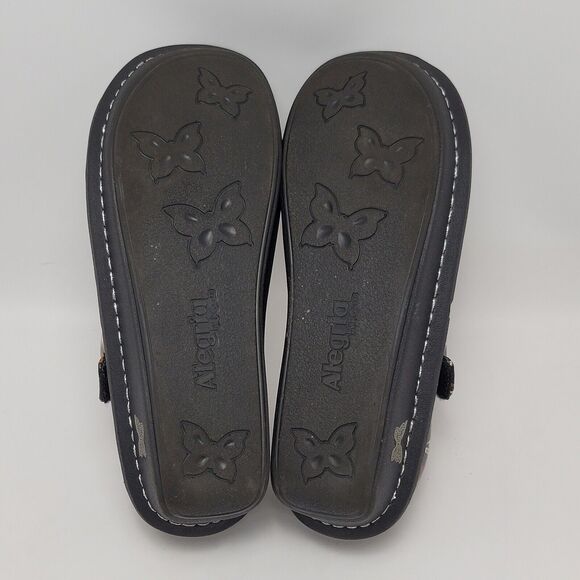 Alegria Peace & Love Patent Leather Slip On Mary Jane Shoes Size 38 PAL-311 - Picture 9 of 13